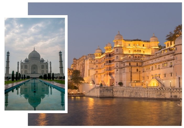 Taj Mahal with Udaipur Tour