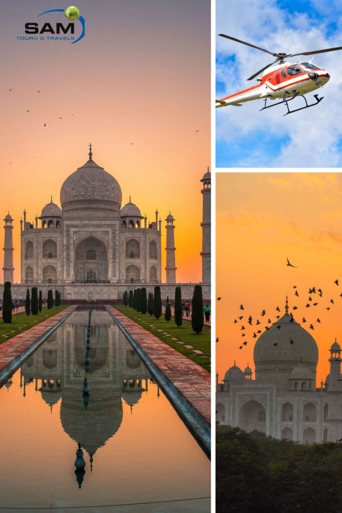 Taj Mahal Tour from Delhi by Helicopter