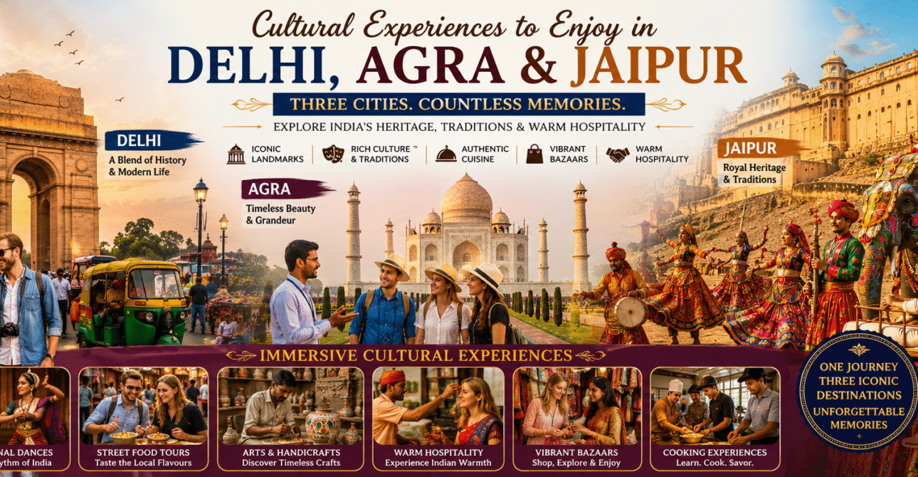 Cultural Experiences to Enjoy in Delhi, Agra & Jaipur