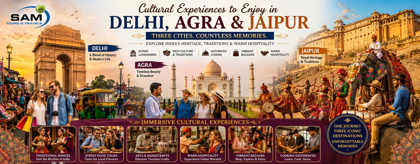 Cultural Experiences to Enjoy in Delhi, Agra & Jaipur