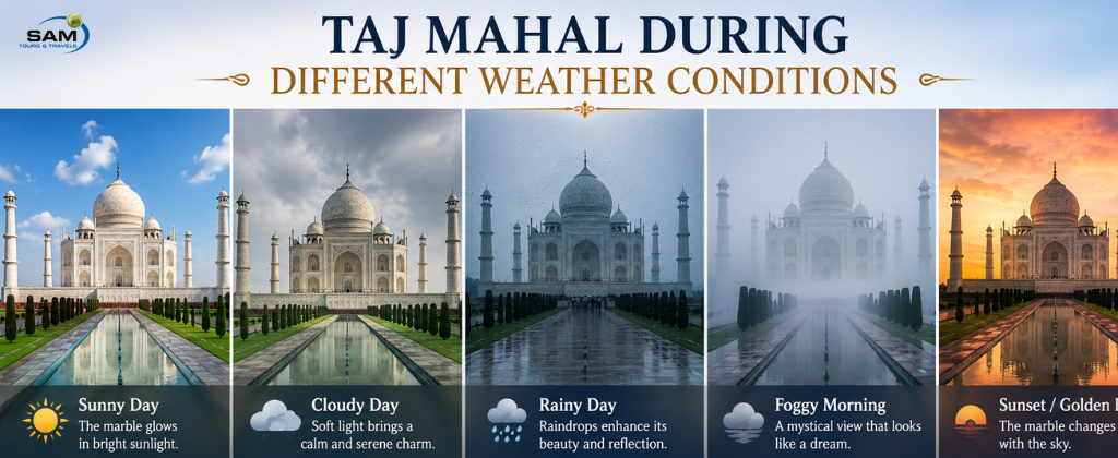 Taj Mahal During Different Weather Conditions: What to Expect in Every Season